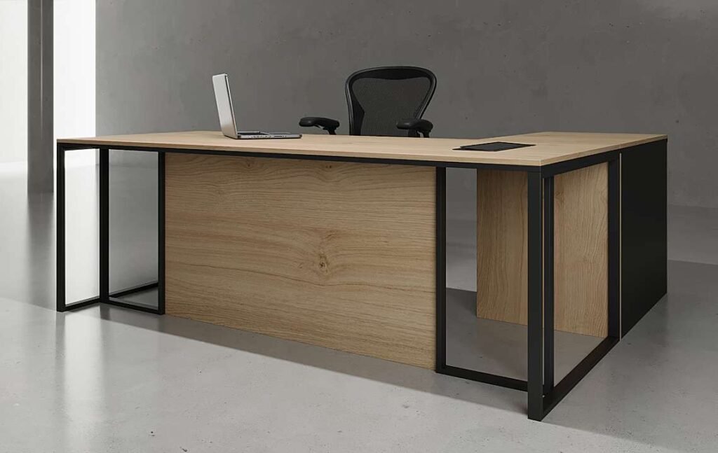 Taze L Shaped Executive Desk - Latest Design New Year Office Furniture in Dubai