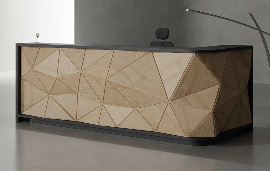 Nova Curved Reception Desk - Офисная мебель Дубай