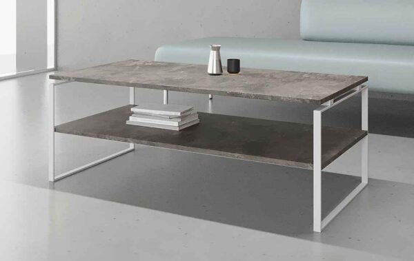 Wooden rectangle coffee table with sleek design – office furniture in Dubai