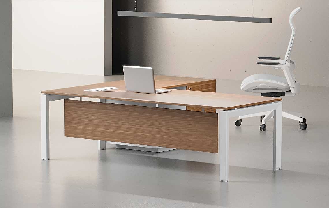 Nade L Shaped Executive Desk (Open type) - Highmoon Office Furniture Manufacturer and Supplier Nade L Shaped Executive Desk (Open type) - Highmoon Office Furniture Manufacturer and Supplier