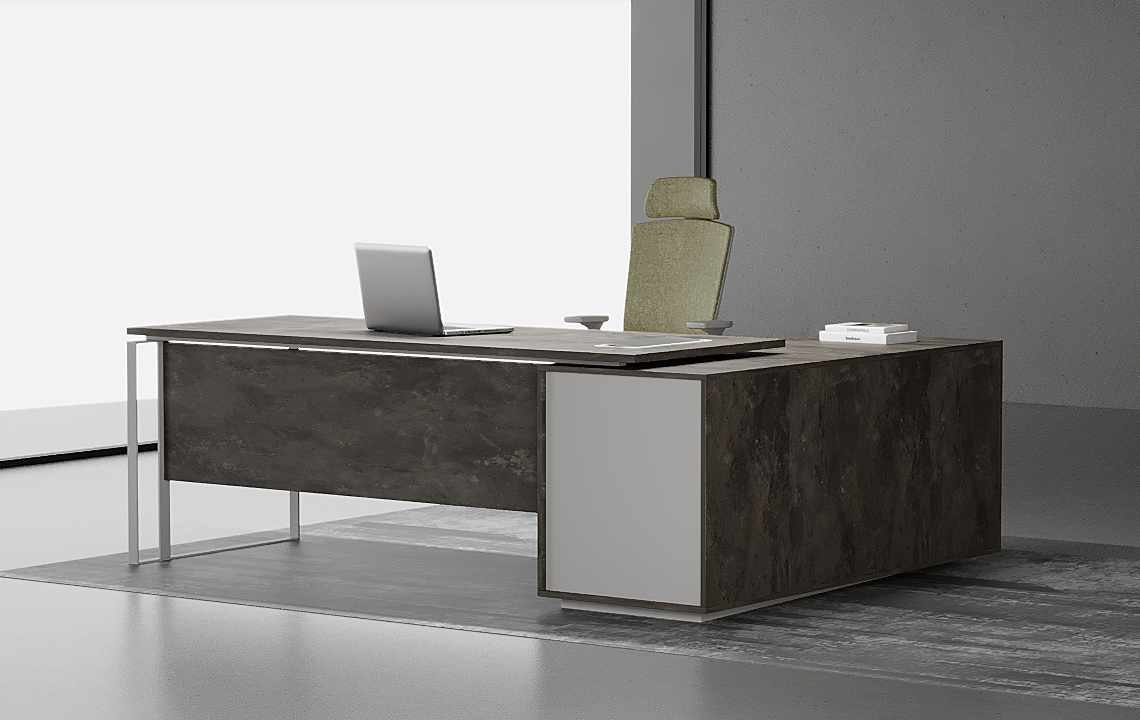 Sync L Shaped Executive Desk