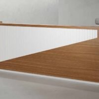 Nock Reception Desk (White) – Modern and Elegant Front Office Desk