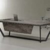 Snow Straight Executive Desk - Highmoon Office Furniture Manufacturer and Supplier