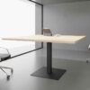 Sync Square Meeting Table with Black Legs – Stylish Conference Table