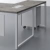 Tron L shaped executive Desk ( Closed Type )