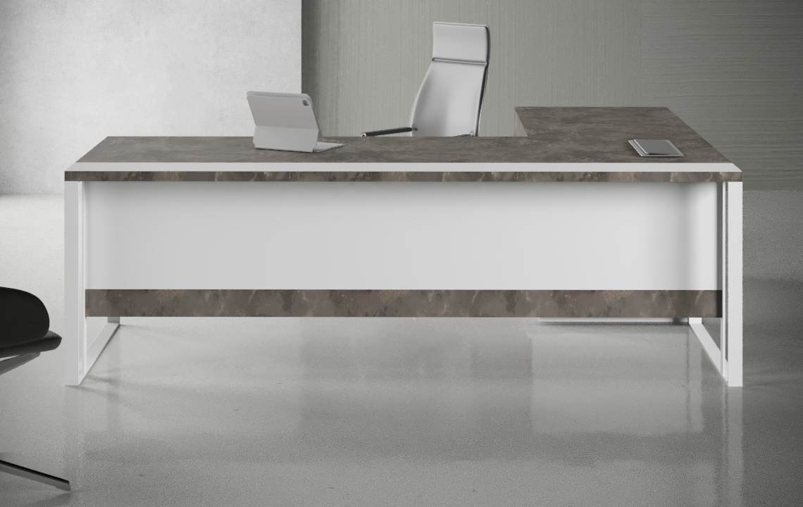 Motif L Shaped Executive Desk