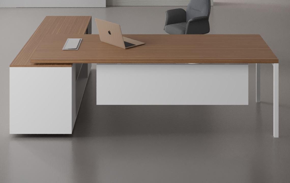 Tron L shaped executive Desk ( Open Type )