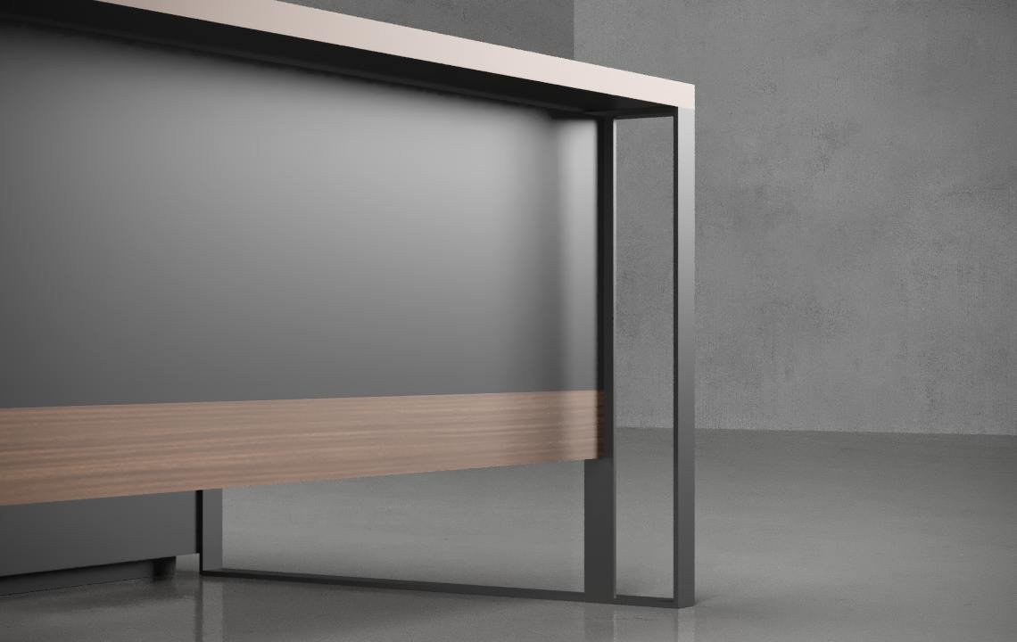 Motif L Shaped Executive Desk