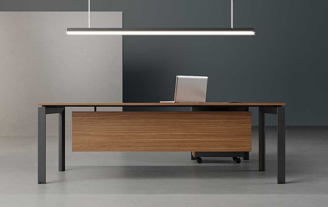 Nade L Shaped Manager Desk (Open type)