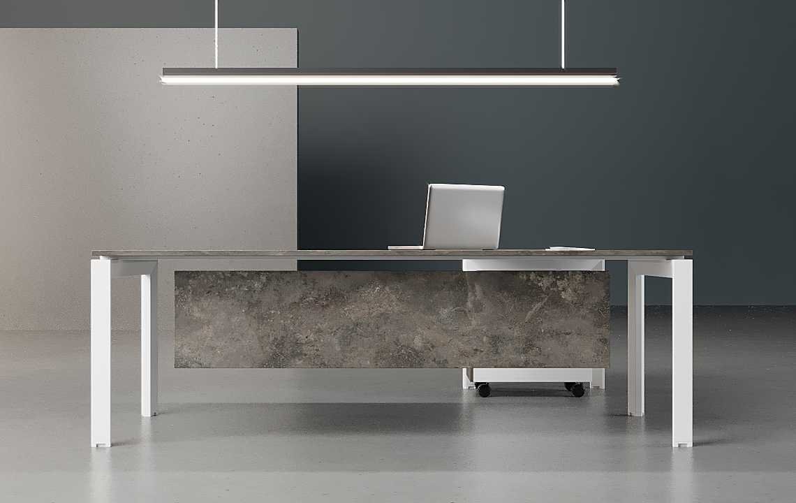 Nade L Shaped Manager Desk (Open type) Nade L Shaped Manager Desk (Open type)