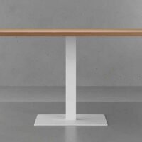Sync Square Meeting Table (Whte Leg)