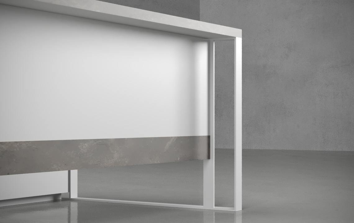 Motif L Shaped Executive Desk