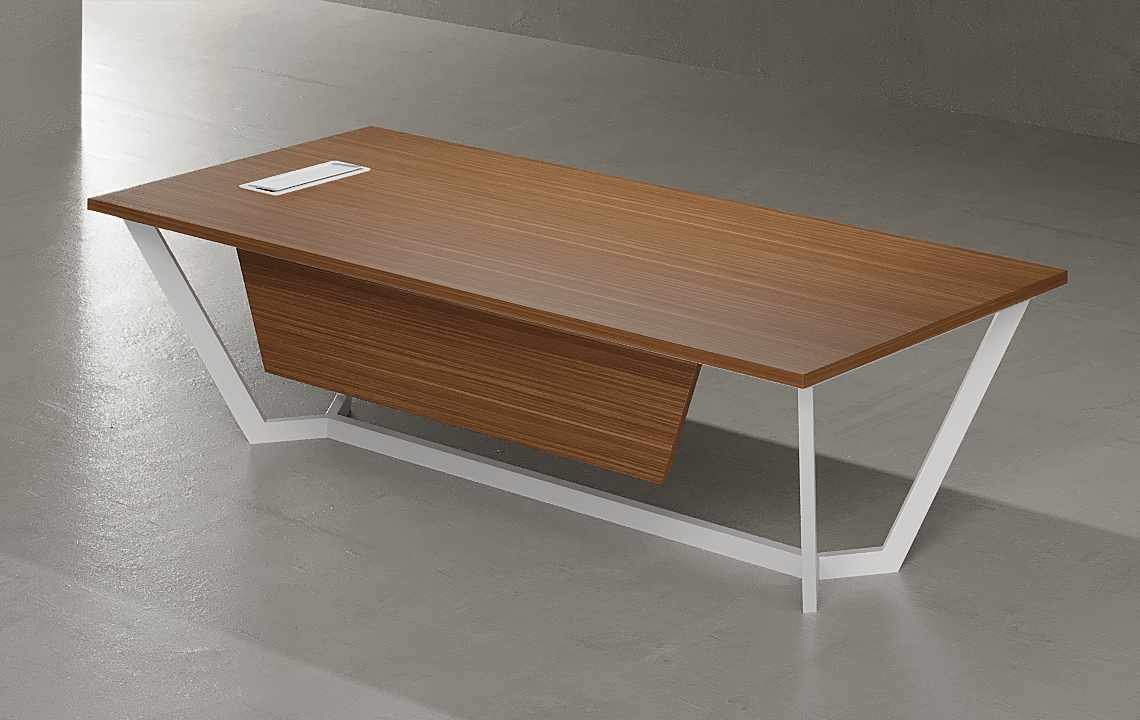 Snow Straight Executive Desk Snow Straight Executive Desk