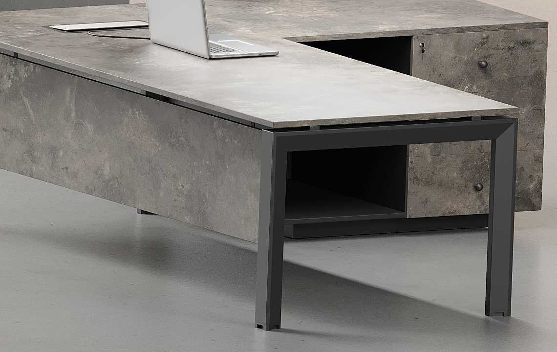 Nade L Shaped Executive Desk ( Open type ) Nade L Shaped Executive Desk ( Open type )