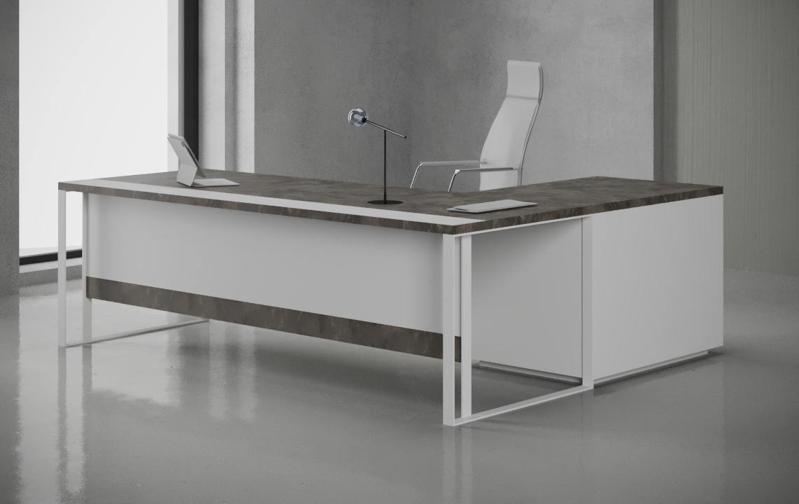 Motif L Shaped Executive Desk