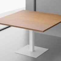 Sync Square Meeting Table (Whte Leg)
