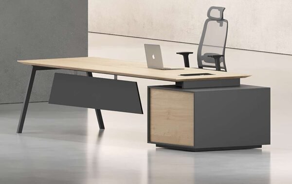 Orange Straight Executive Desk - Highmoon Office Furniture Manufacturer and Supplier