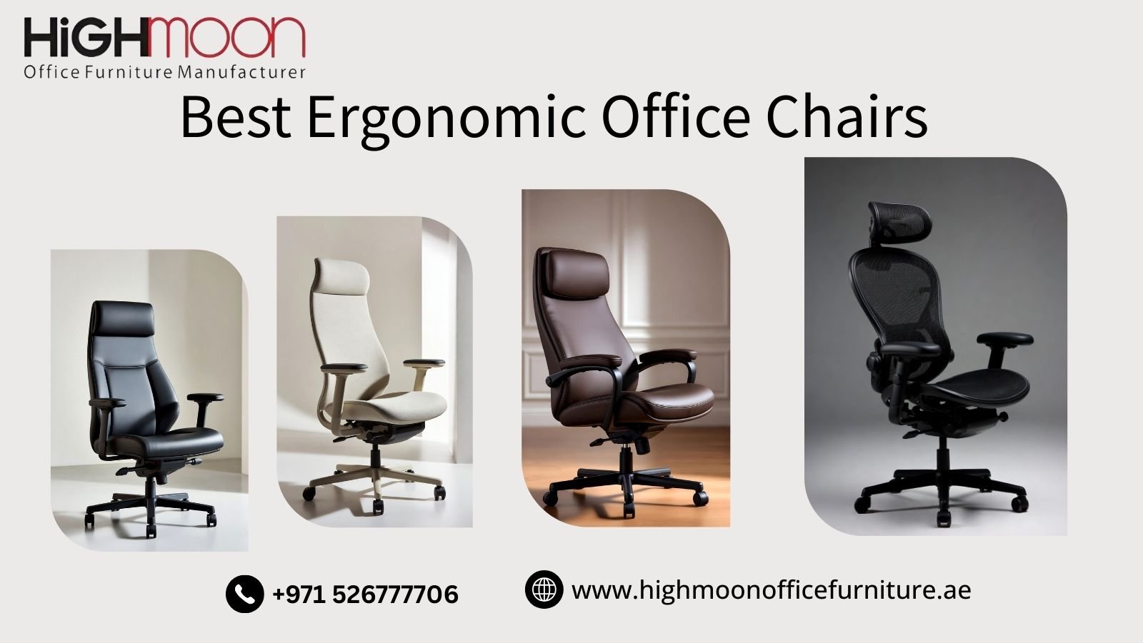 best ergonomic office chair for long hours in Dubai office
