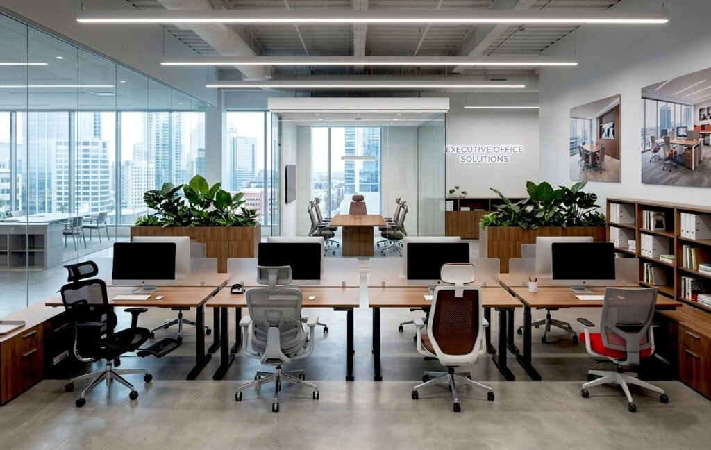 Best ergonomic office chairs in UAE with lumbar support for modern office workspace in Dubai