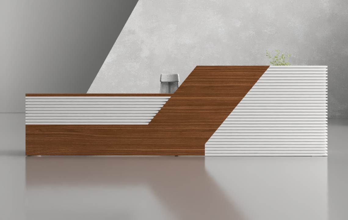 Peanut Reception Desk