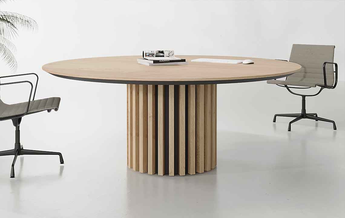 Zephyr Round Meeting Table - Highmoon Office Furniture Manufacturer and Supplier
