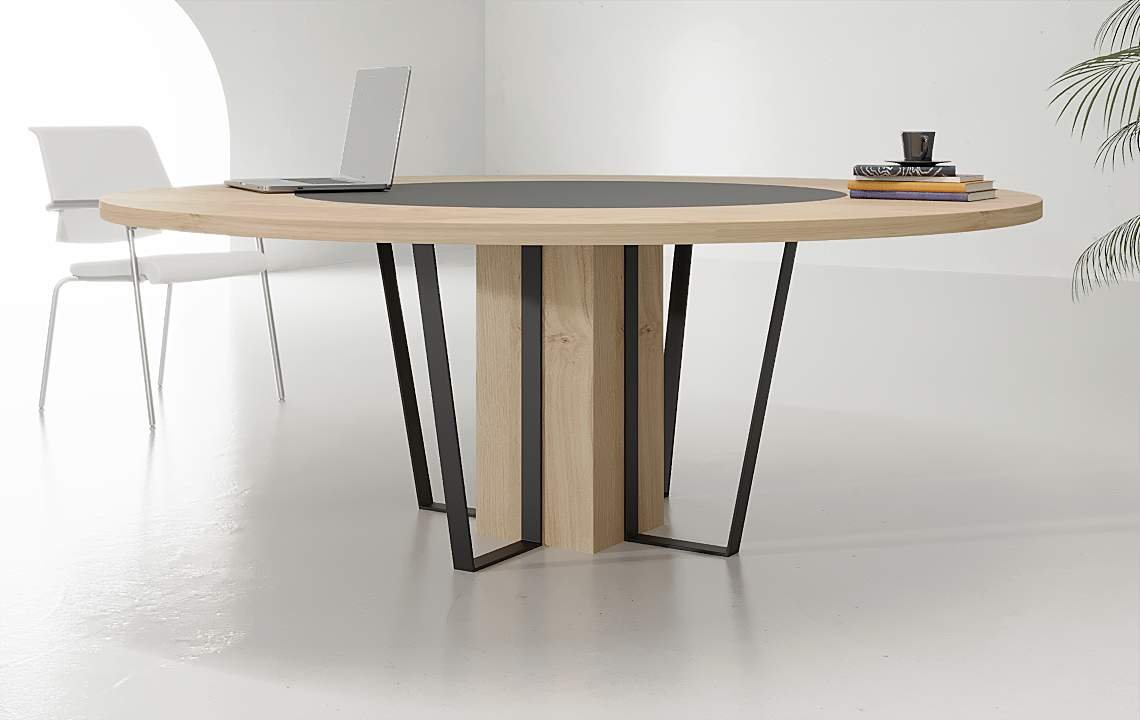 Tranquility Round Meeting Table - Highmoon Office Furniture Manufacturer and Supplier