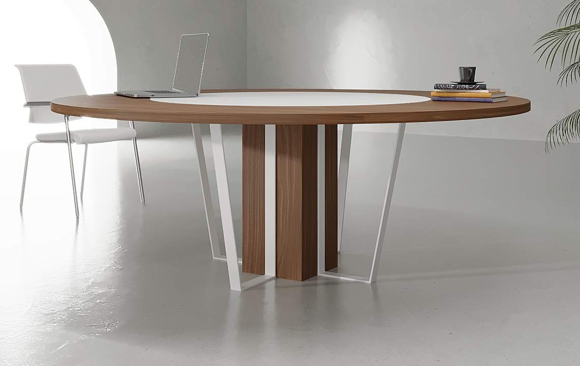 Tranquility Round Meeting Table - Highmoon Office Furniture Manufacturer and Supplier