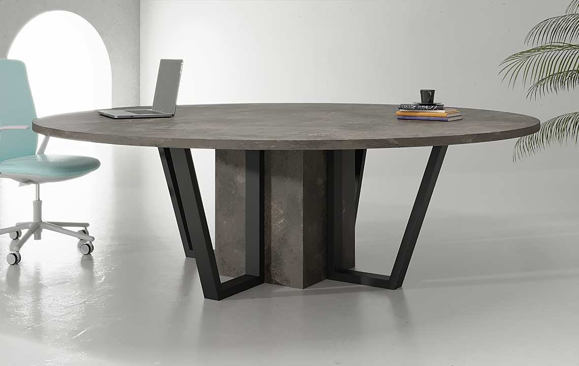 Pinnacle Round Meeting Table - Highmoon Office Furniture Manufacturer and Supplier
