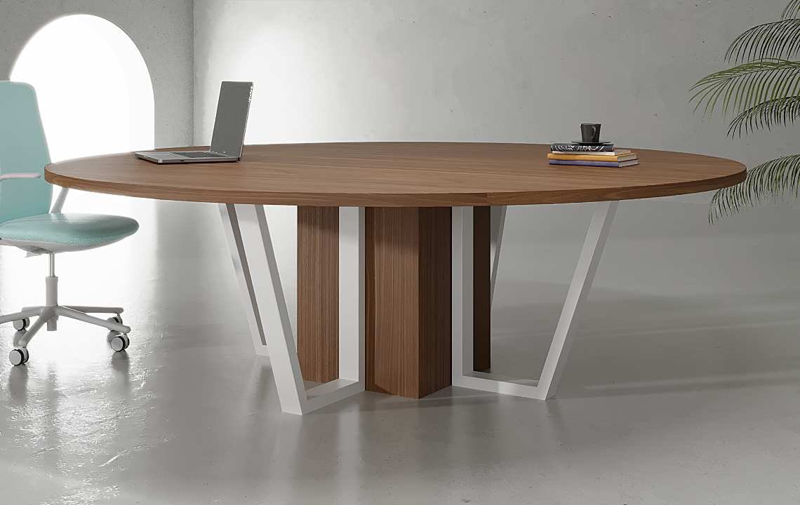 Pinnacle Round Meeting Table - Highmoon Office Furniture Manufacturer and Supplier Pinnacle Round Meeting Table - Highmoon Office Furniture Manufacturer and Supplier