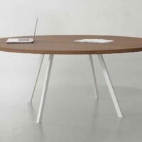 Lumina Round Meeting Table - Highmoon Office Furniture Manufacturer and Supplier