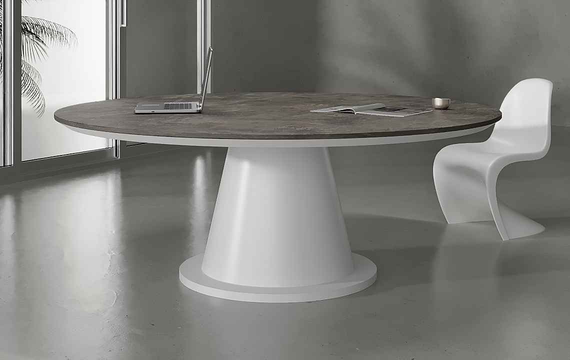 Infinity Round Meeting Table - Highmoon Office Furniture Manufacturer and Supplier