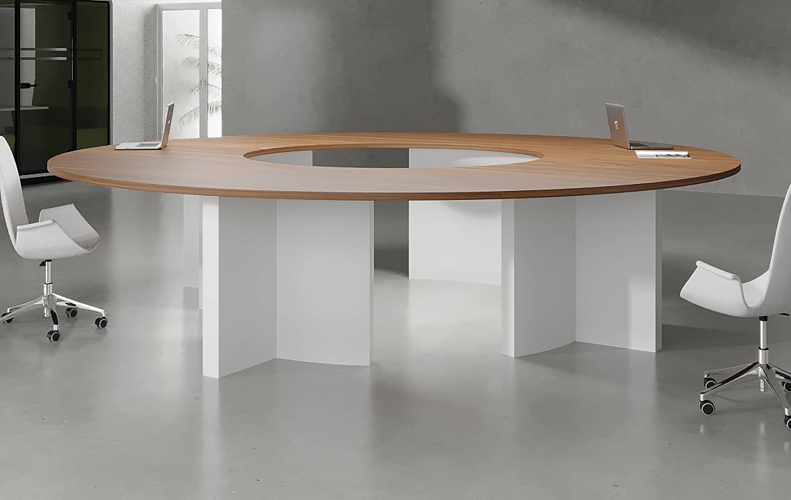 Enigma 12 Person Round Meeting Table