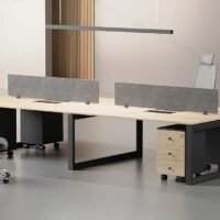 Nade 4 Cluster Workstation Black Leg(Closed Type)