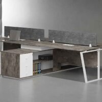 Jade 4 Cluster L Shaped Workstation Jade 4 Cluster L Shaped Workstation