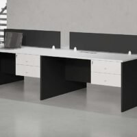 Eco 4 Cluster Workstation: Modern Office Solution for Collaboration Eco 4 Cluster Workstation