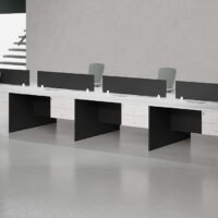 Eco 8 Cluster Workstation : Affordable 8-Person Desks in Dubai Eco 8 Cluster Workstation