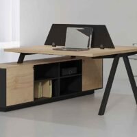 Enfix 2 Cluster L Shaped Workstation