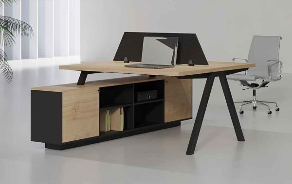 Enfix 2 Cluster L Shaped Workstation