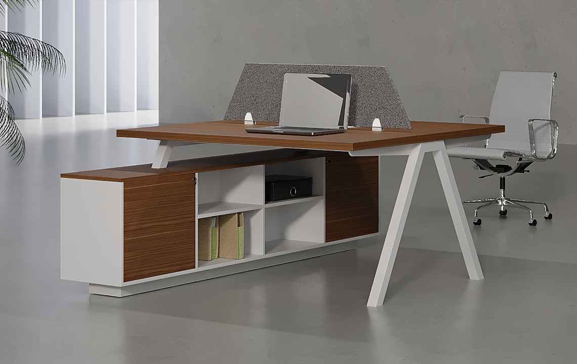 Enfix 2 Cluster L Shaped Workstation