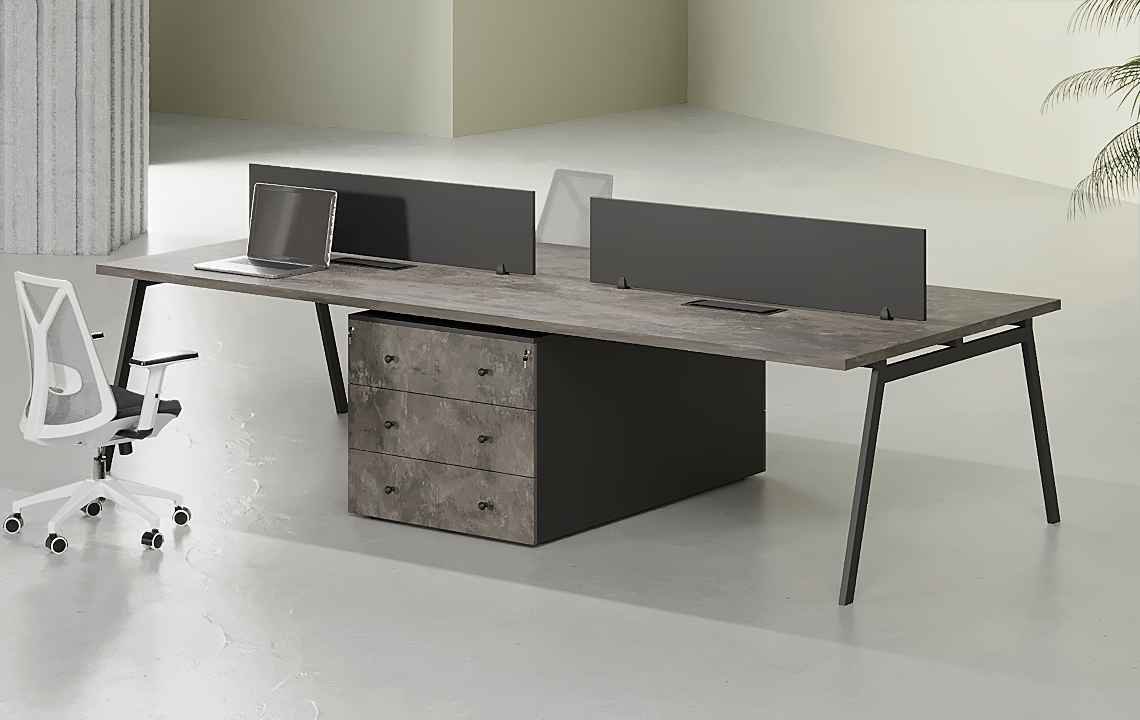 Bud 4 Cluster Workstation Black : Functional Office Solution Bud 4 Cluster Workstation Black