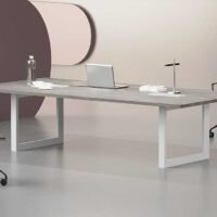 Nade Conference Table White Leg | Best Meeting Table Online Nade Conference Table White Leg
