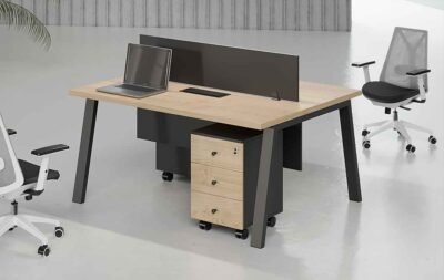 Bend 2 Cluster Workstation (Black Leg)