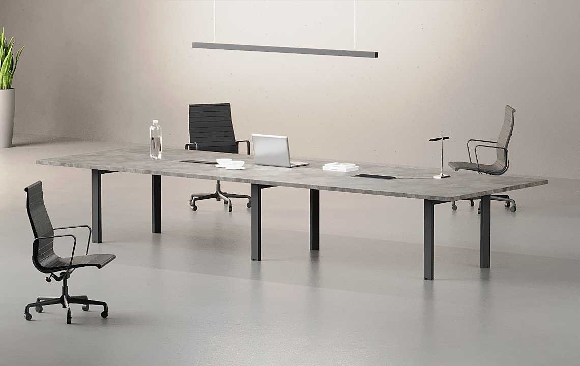 Nade Boardroom table ( Open Type ) - Highmoon Office Furniture Manufacturer and Supplier