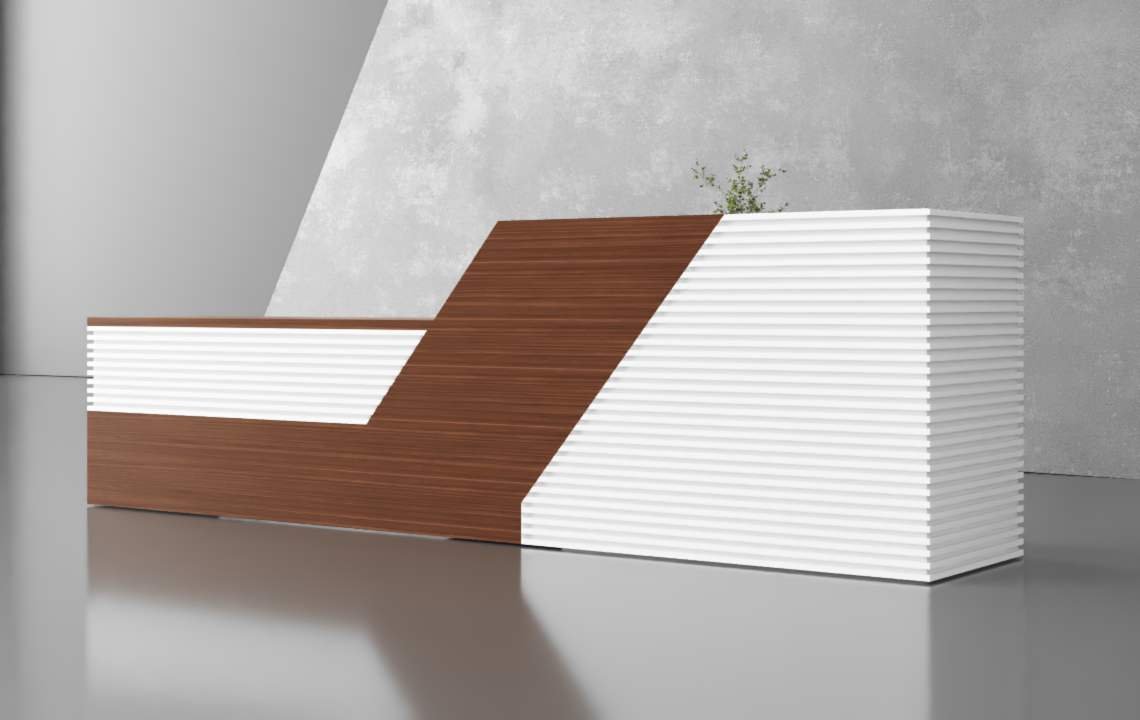 Peanut Reception Desk