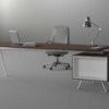 Italia Straight CEO Executive Desk - Highmoon Office Furniture Manufacturer and Supplier