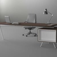 Italia Straight CEO Executive Desk - Highmoon Office Furniture Manufacturer and Supplier