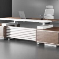 Kora Straight Ergonomic Executive Desk -Highmoon Office Furniture Manufacture and Supplier Kora Straight Ergonomic Executive Desk -Highmoon Office Furniture Manufacture and Supplier