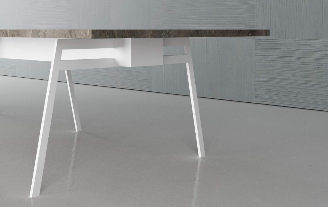 Orange Conference Table