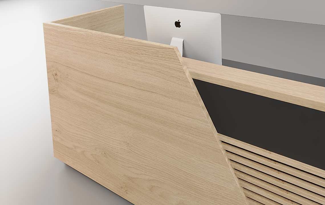 Orange Reception Desk Orange Reception Desk