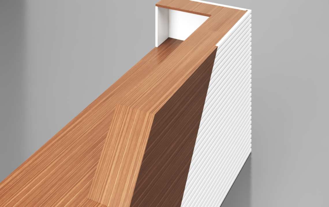 Peanut Reception Desk